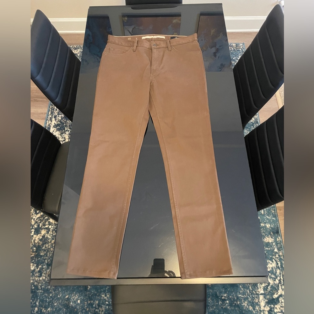 **Brand New Banana Republic Brown Slim Fit Pants - Size 32x32**